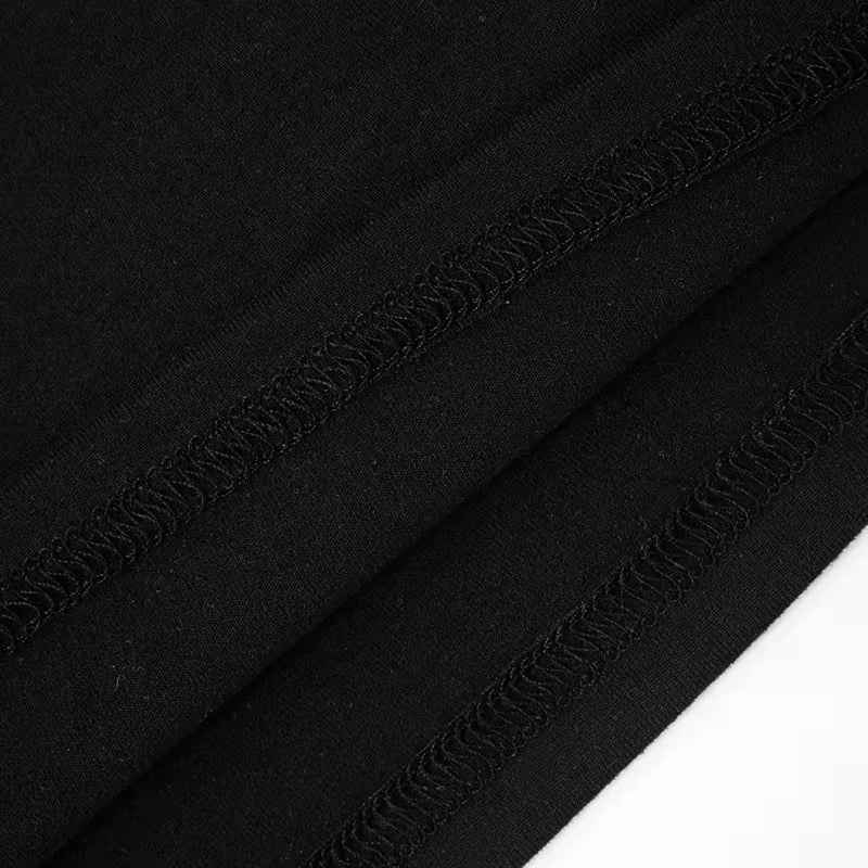 Ueno black adjustable crop top